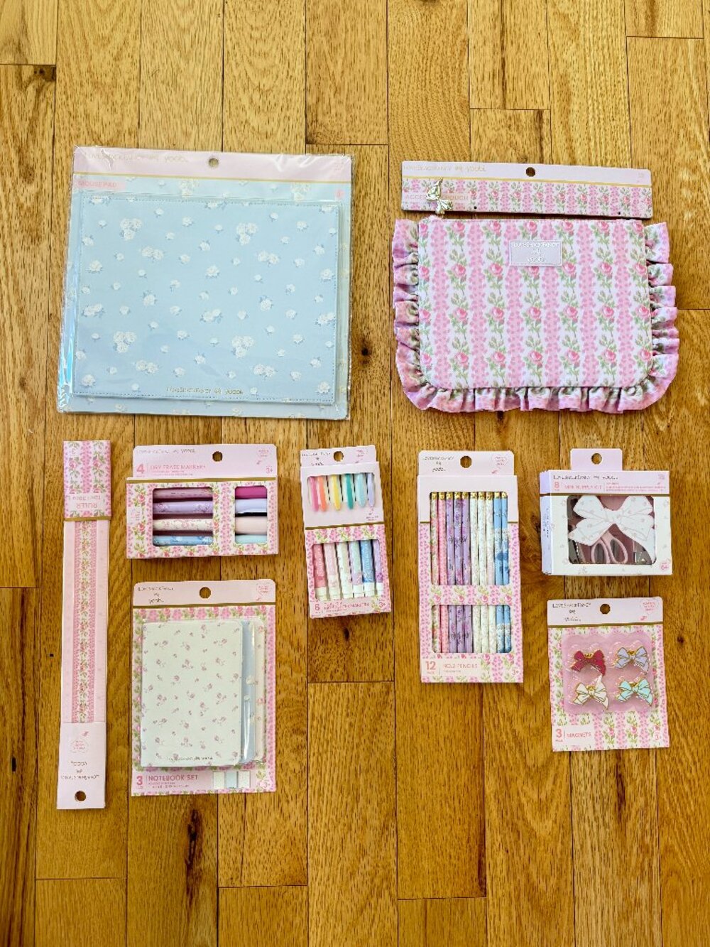 NEW Bundle of LoveShackFancy x Target - Yoobi School / Office Supplies